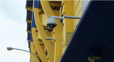 PTZ-камеры наблюдения на стадионе